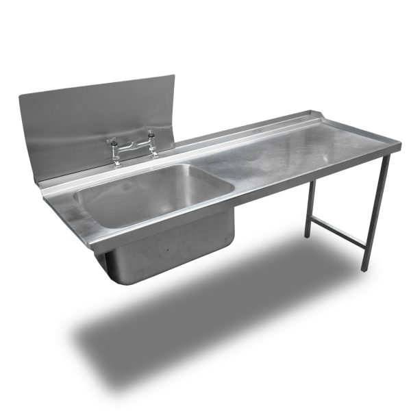 1.8m Stainless Steel Pass Through Dishwasher Sink – Red Hot Chilli ...
