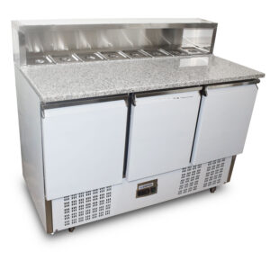 Empire 3 Door Prep Fridge and Saladette (B-GRADE)