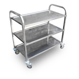1m Stainless Steel Trolley