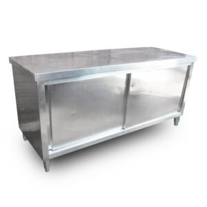 1.8m Stainless Steel Floor Cupboard