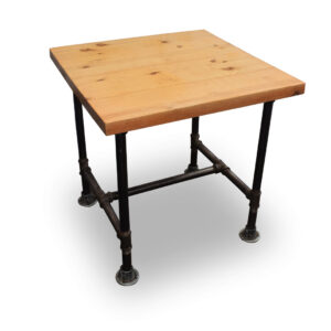 Rustic Tables With Scaffolding Style Legs x3