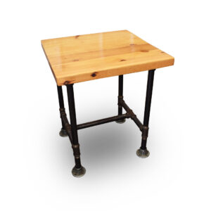 Rustic Tables With Scaffolding Style Legs x3