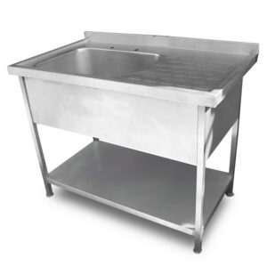 1.2m Stainless Steel Single Sink