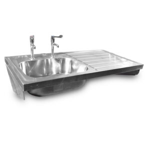 1.2m Stainless Steel Wall Mounted Sink