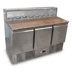 Empire 3 Door Prep Fridge and Saladette