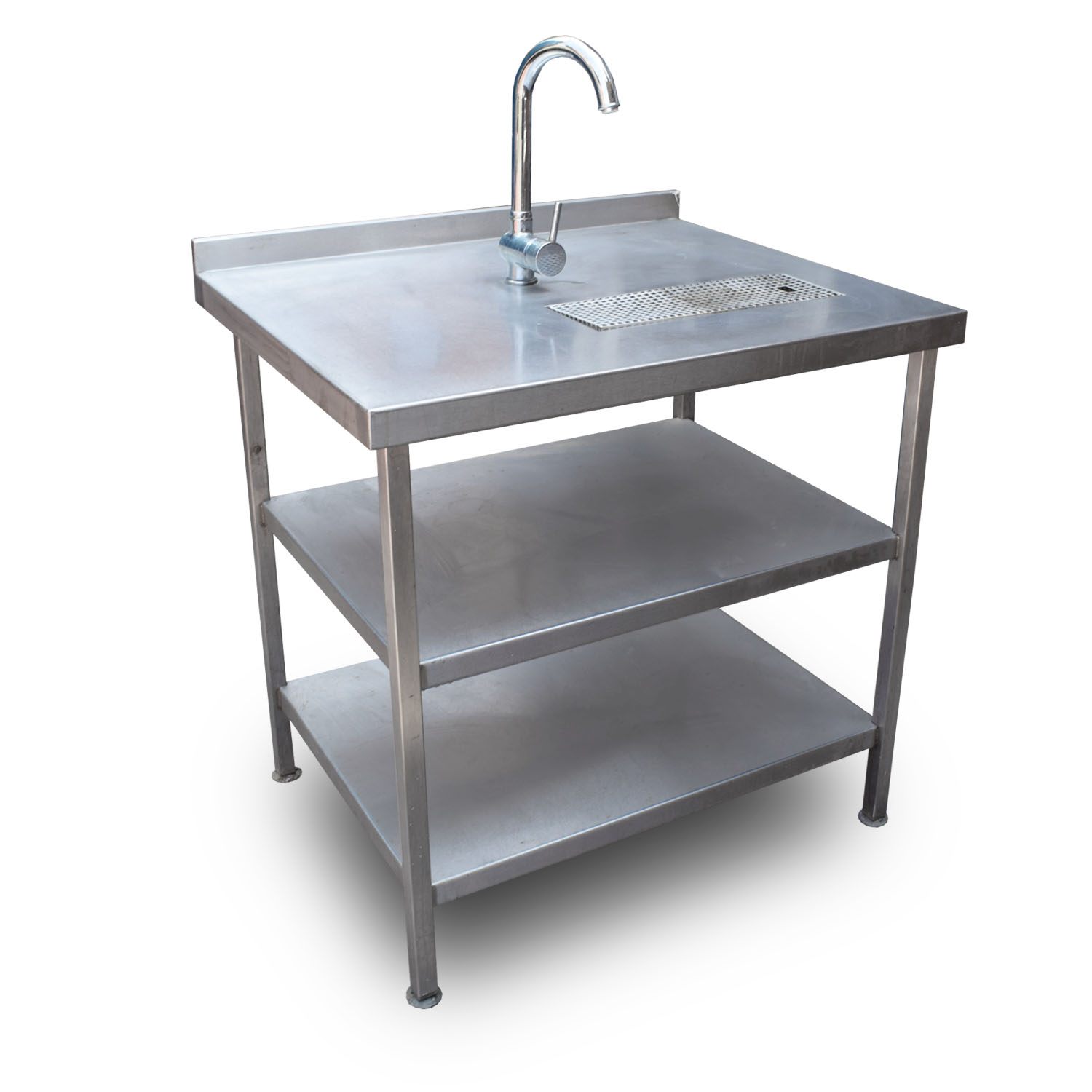 0.9m Stainless Steel Drainboard Table