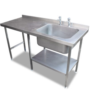 1.6m Stainless Steel Single Sink