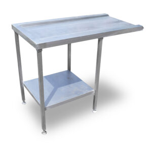 1.2m Stainless Steel Pass Through Dishwasher Table