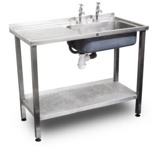 1.065m Stainless Steel Single Sink