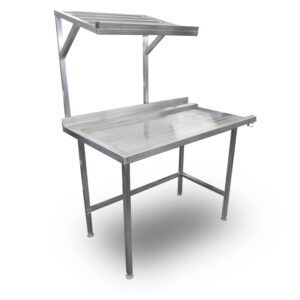 1.21m Stainless Steel Pass Through Dishwasher Table